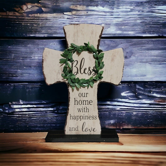 Bless Our Home Cross Home Decor