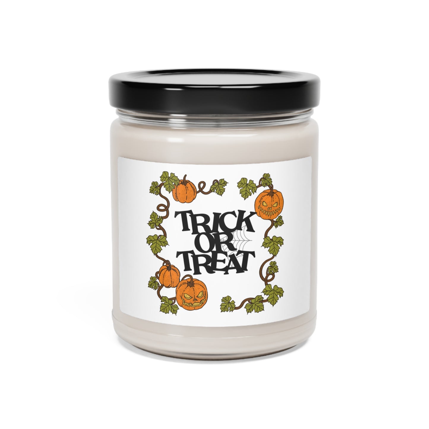 Trick or treat Halloween Scented Soy Candle, 9oz CHOOSE SCENT