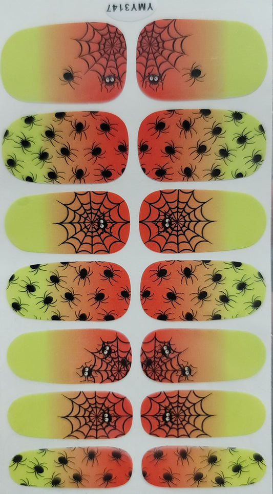 Halloween nail wraps