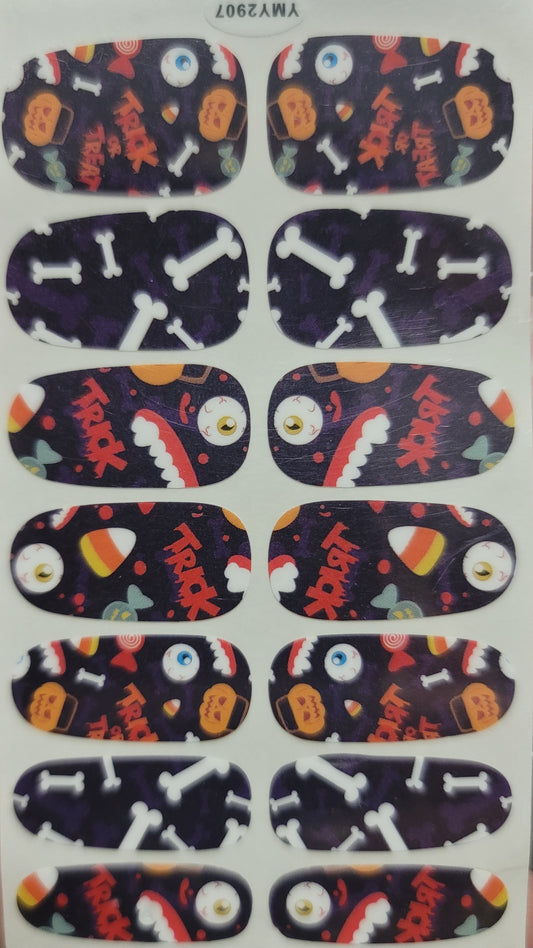 Halloween nail wraps