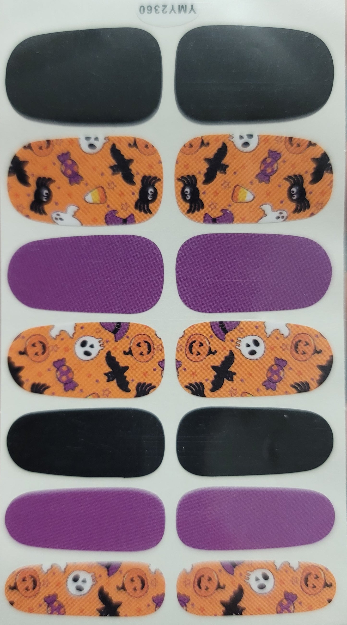 Halloween nail wraps