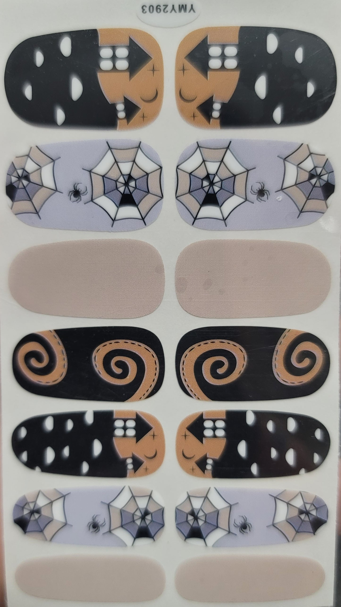 Halloween nail wraps