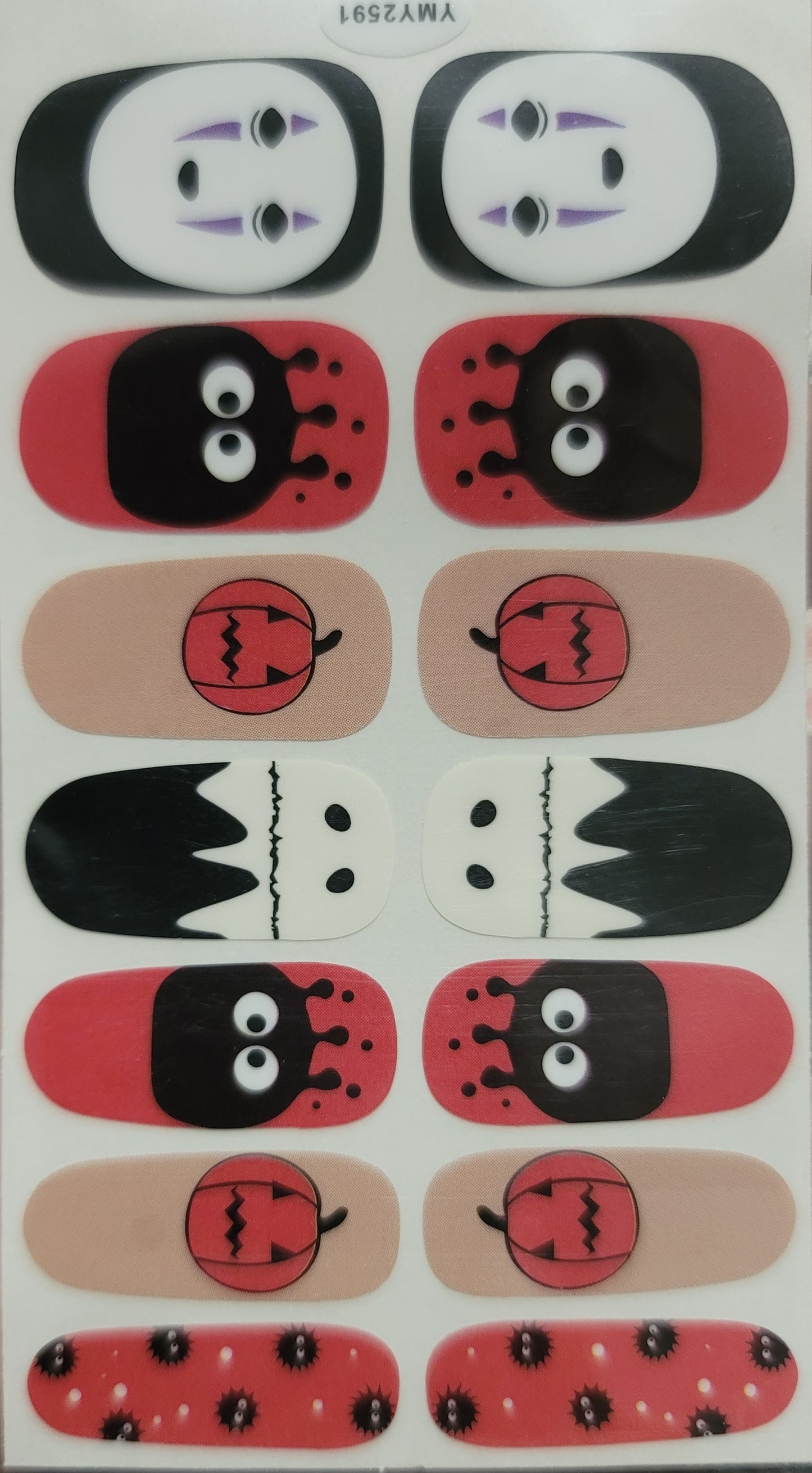 Halloween nail wraps