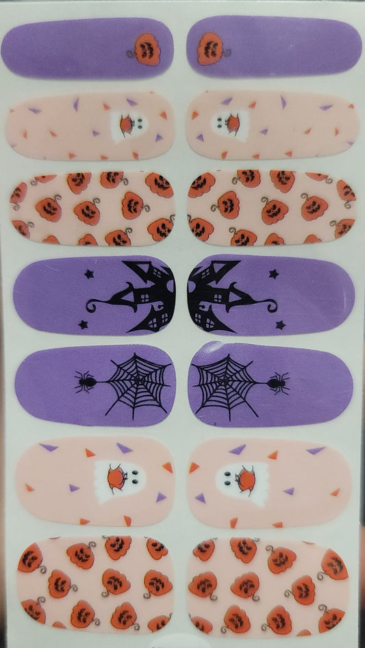 Halloween nail wraps