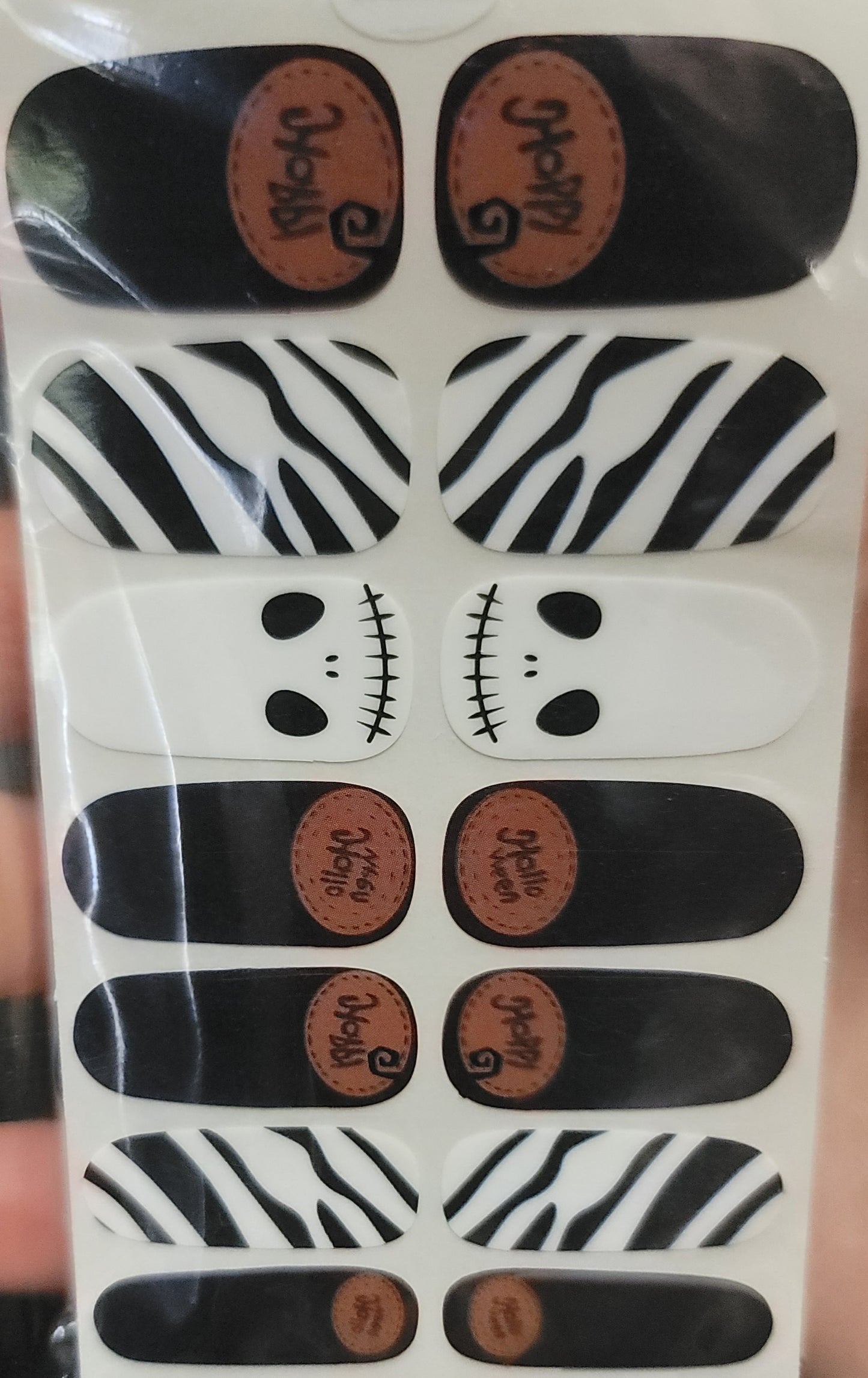 Halloween nail wraps