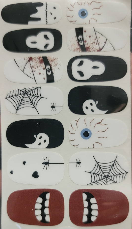 Halloween nail wraps