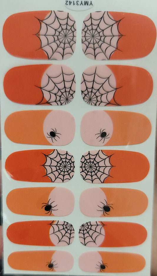 Halloween nail wraps