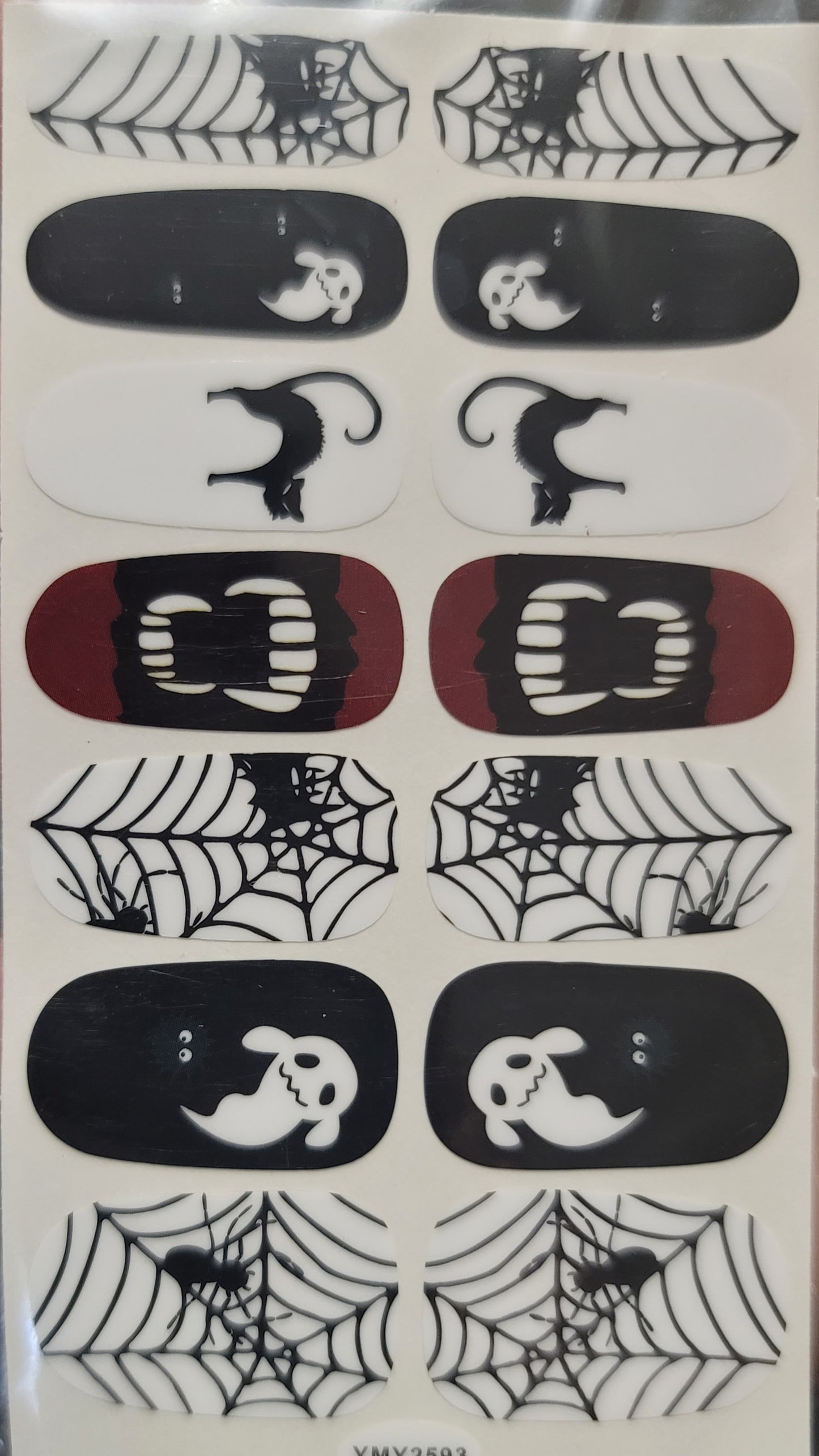 Halloween nail wraps