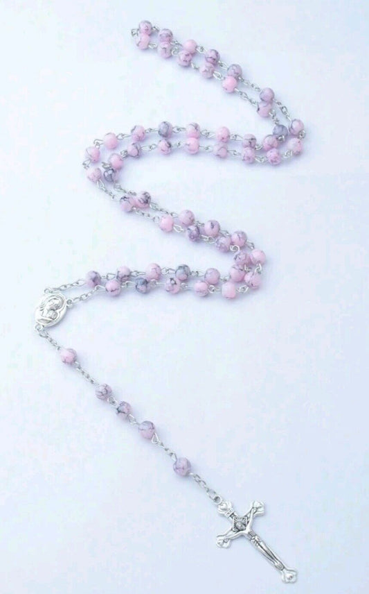 Glass Beads Rosary Jerusalem
