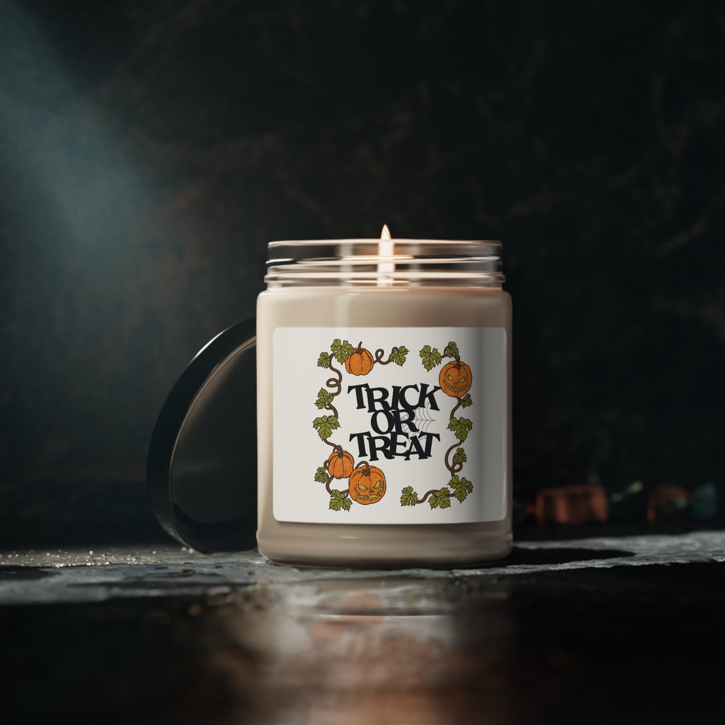 Trick or treat Halloween Scented Soy Candle, 9oz CHOOSE SCENT