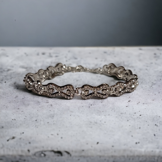 Vampire Diaries inspired Caroline Forbes rhinestone crystal bracelet