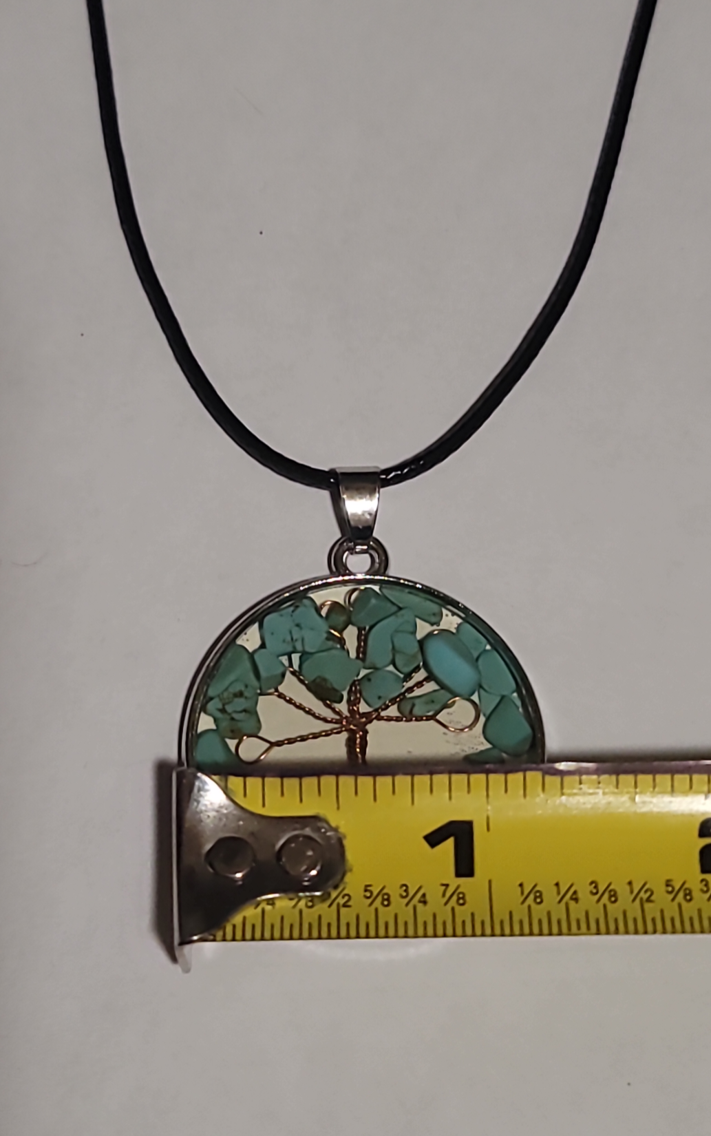 Tree of life necklace natural stone