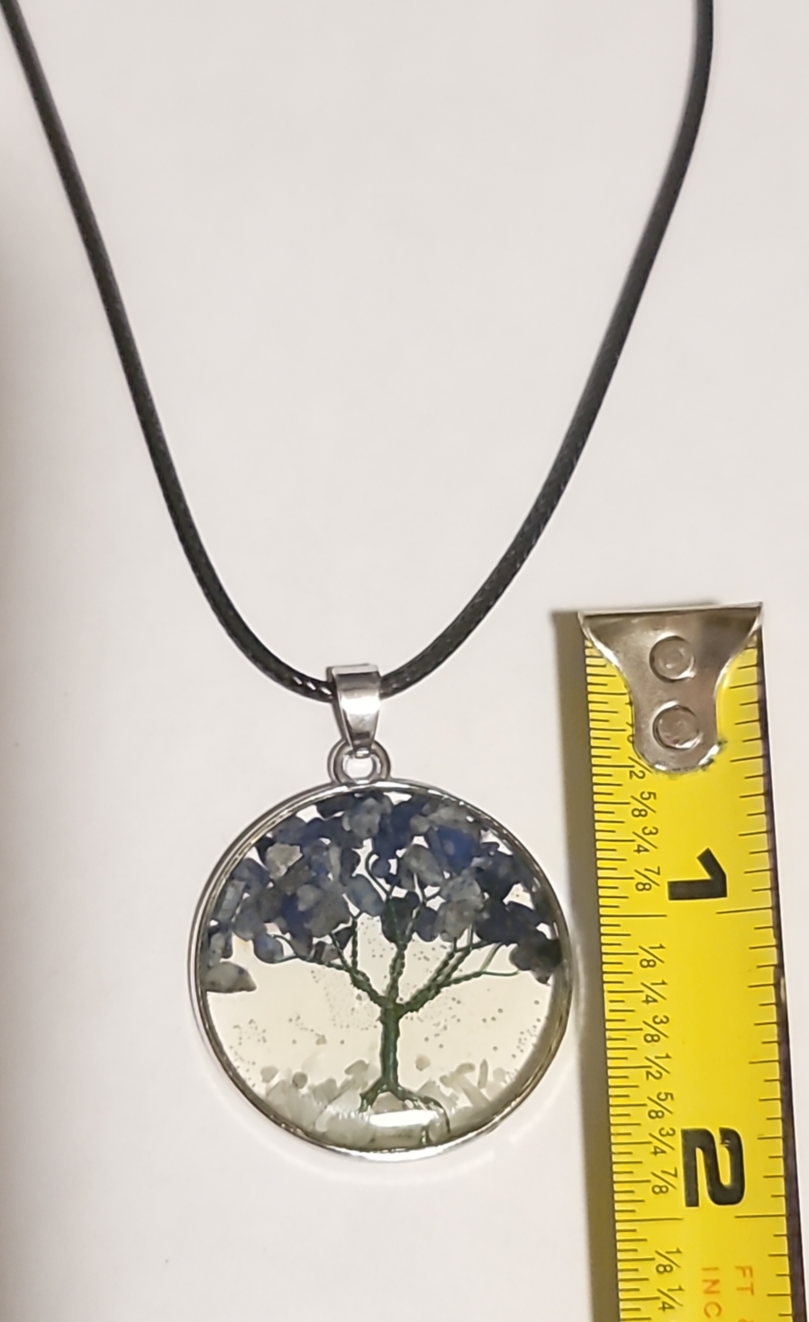 Tree of life necklace natural stone