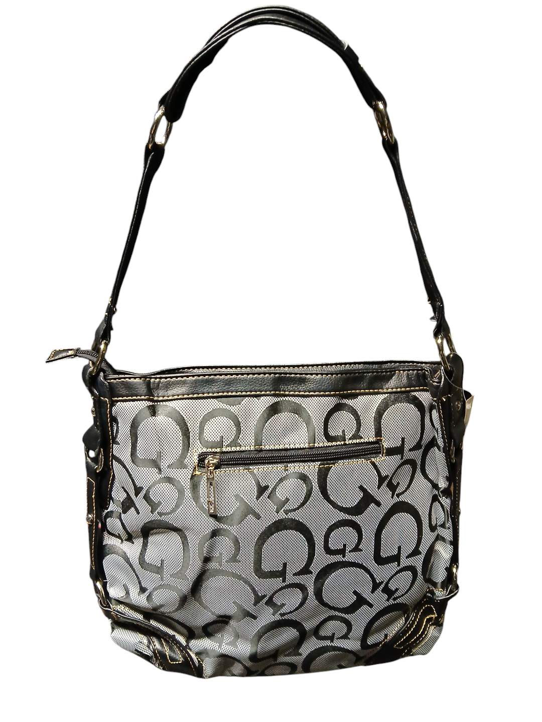 Black and silver J C Fashion shoulder bag