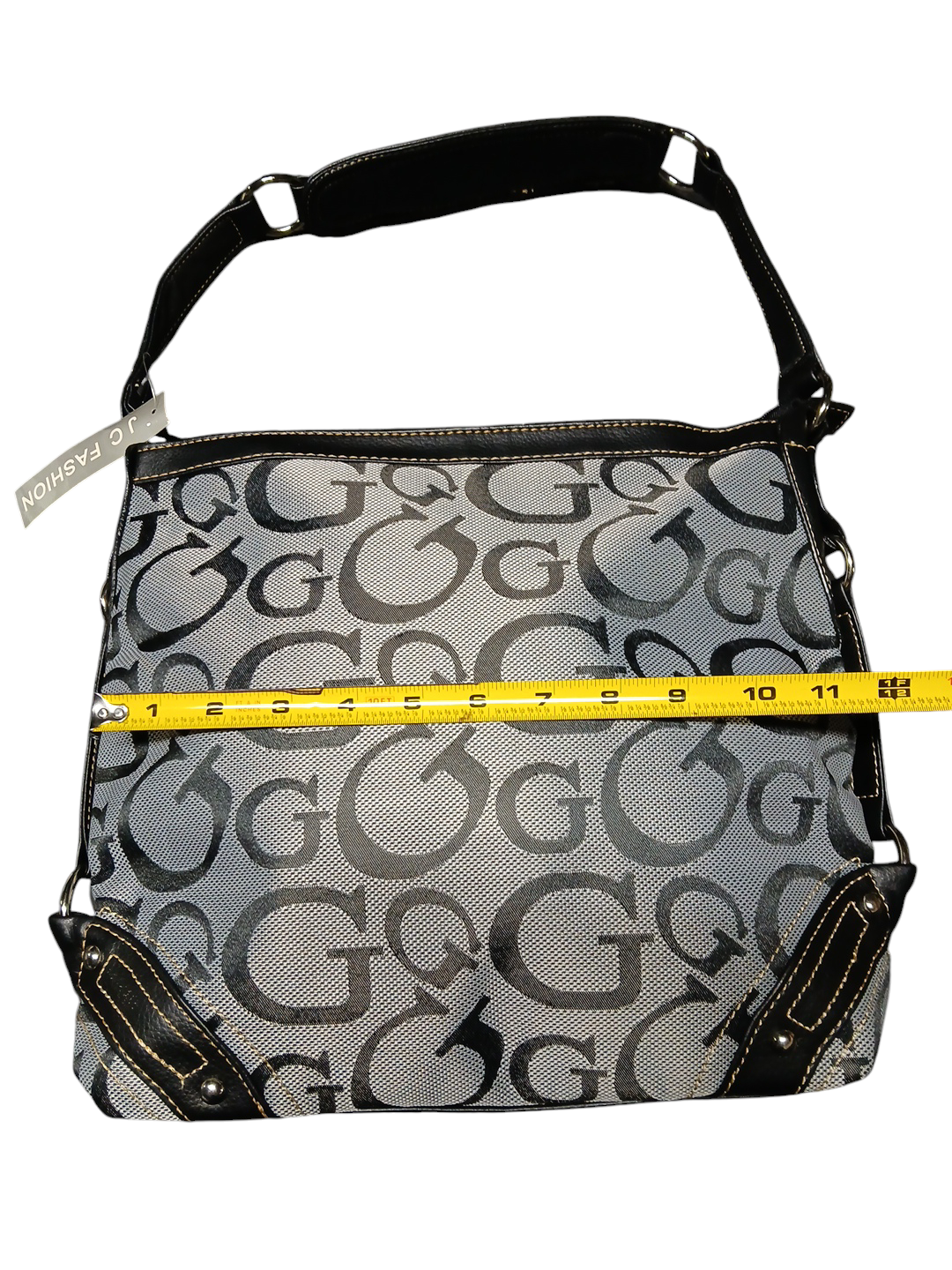 Black and silver J C Fashion shoulder bag