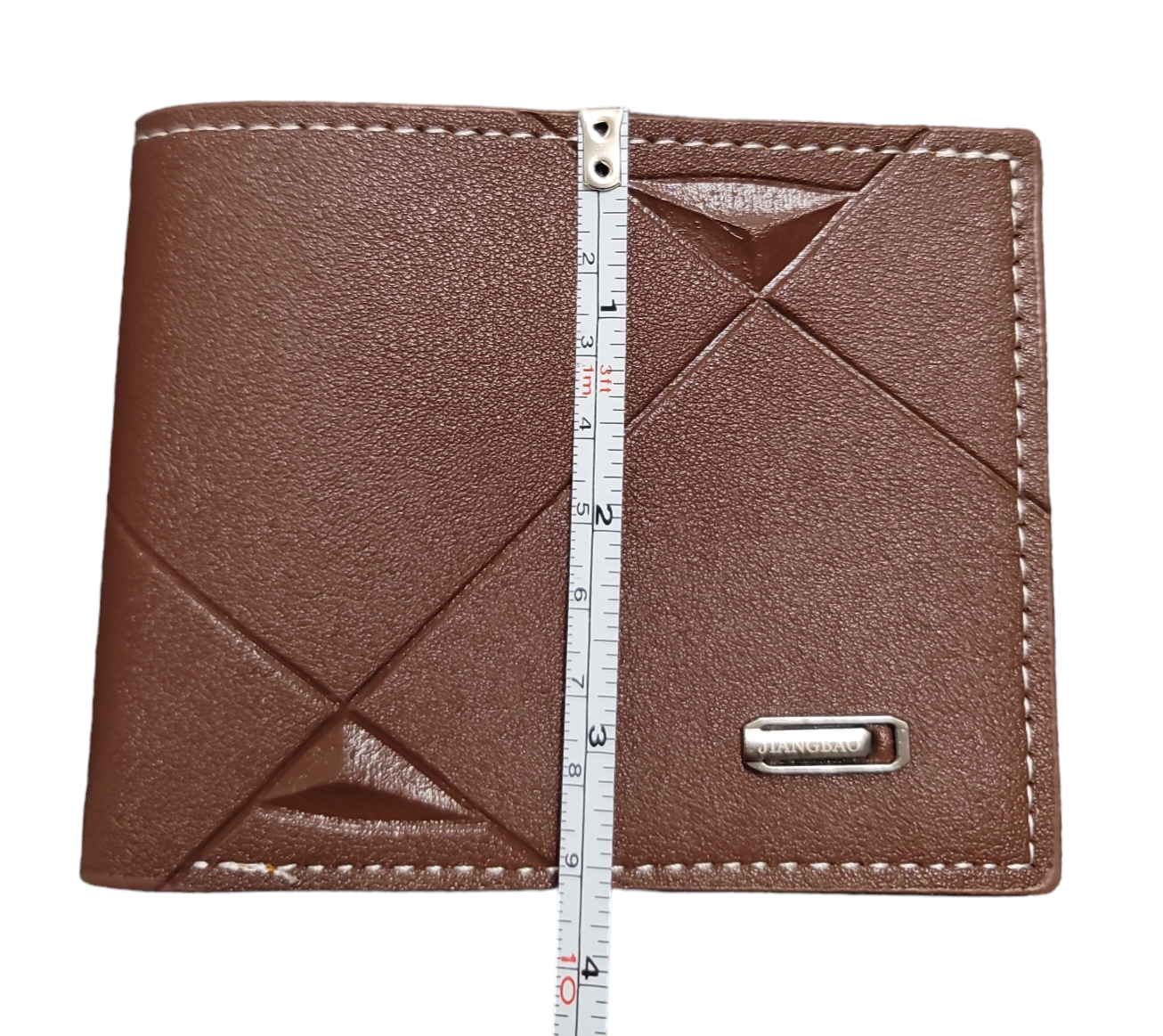 Mens Wallet Brown Pu Leather