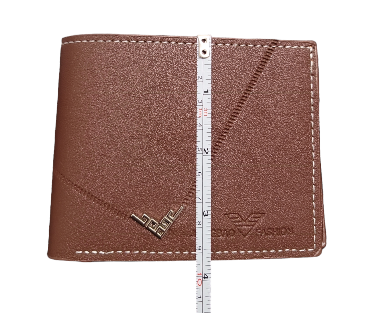 Mens Wallet Brown Pu Leather