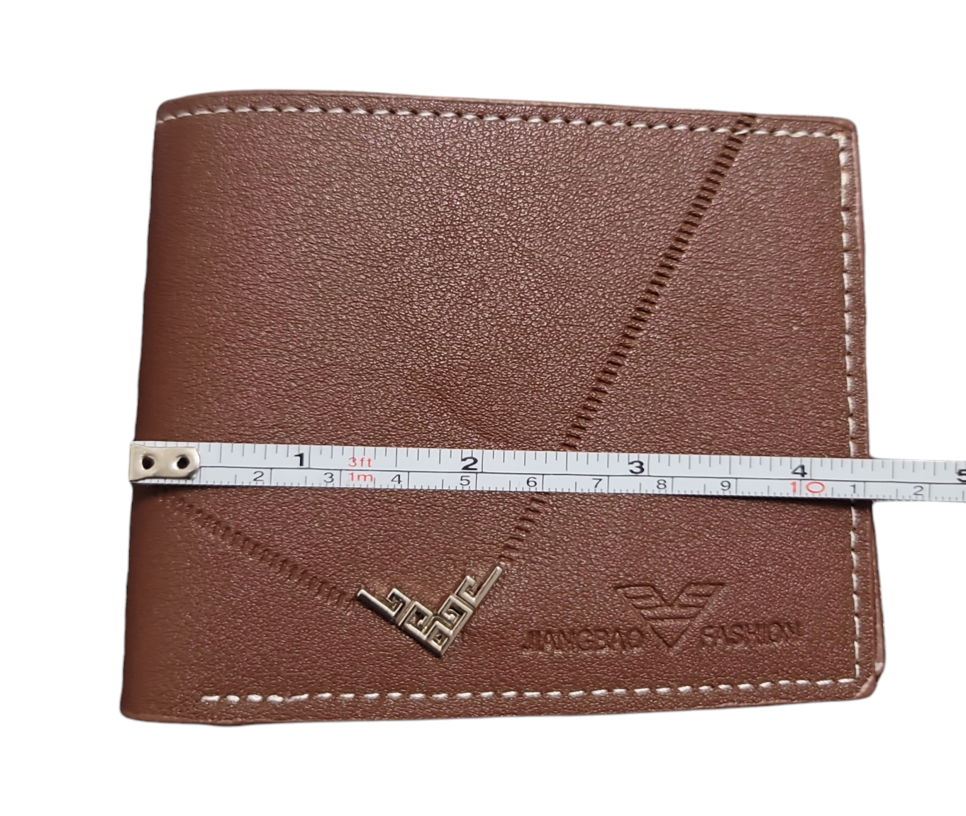 Mens Wallet Brown Pu Leather