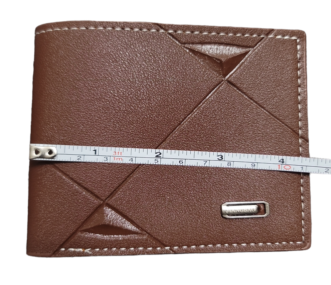 Mens Wallet Brown Pu Leather