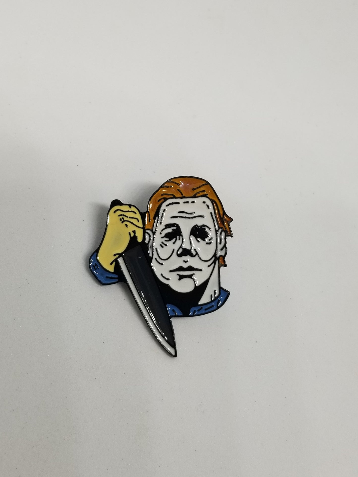 Halloween Michael Myers horror pin badge