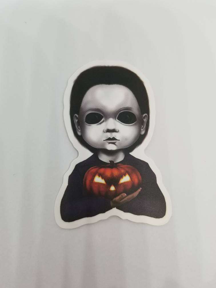 Halloween Michael Myers horror sticker