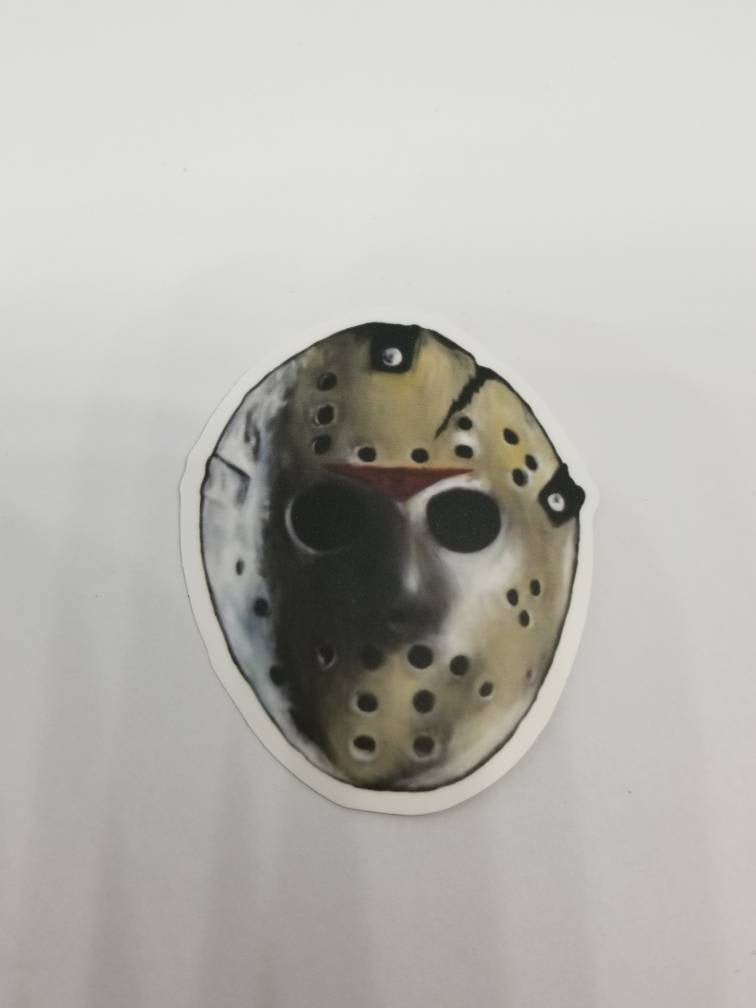 Friday the 13th Jason Voorhees Hockey Mask horror sticker