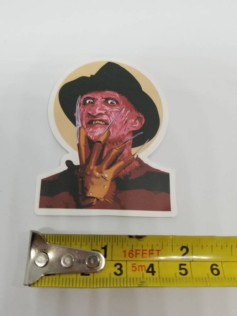 Nightmare on elm street Freddy Kruger horror sticker