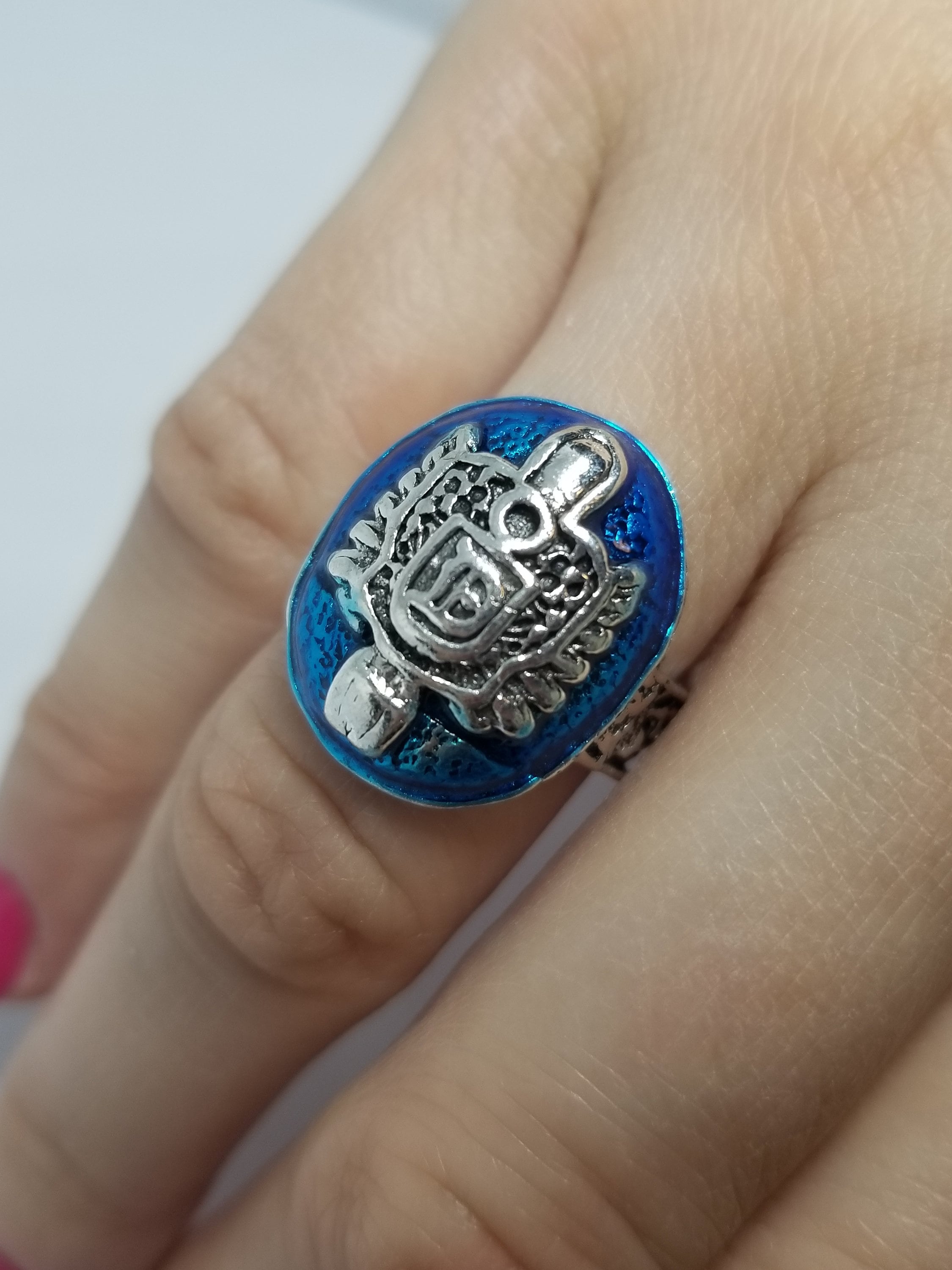 The Vampire Diaries Rings Real 925 Sterling Silver Damon Salvatore Ring  Men's With Lapis Lazuli Natural Stone Customized Jewelry | Ian Somerhalder  From Vampire Diaries