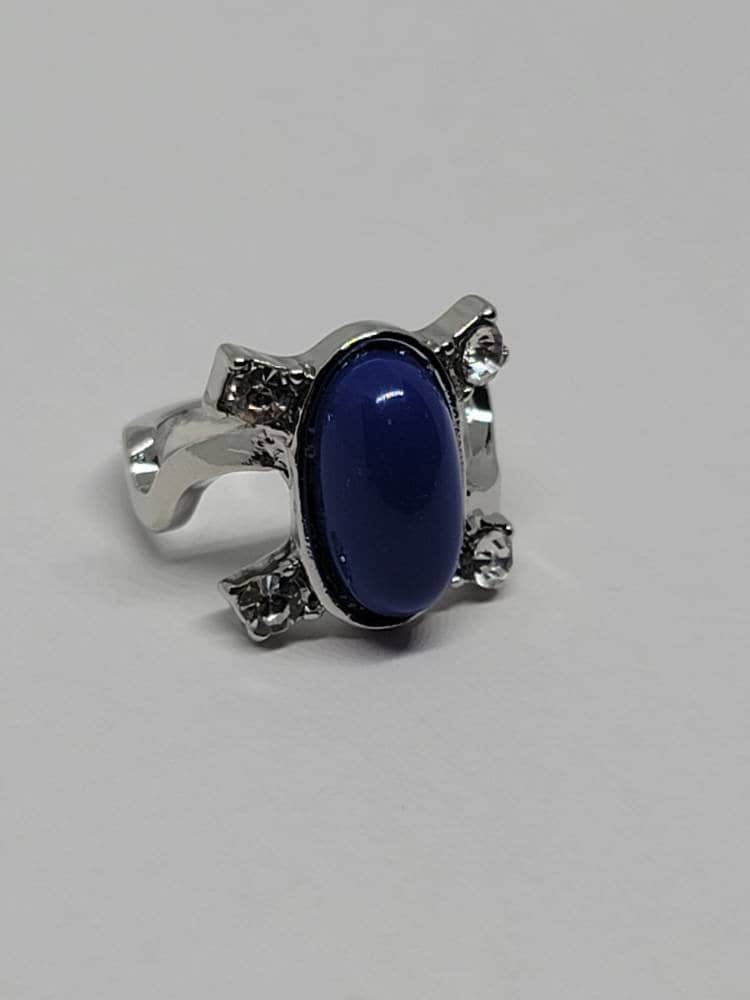 Vampire Diaries Elena Gilbert day light LARGE blue stone ring