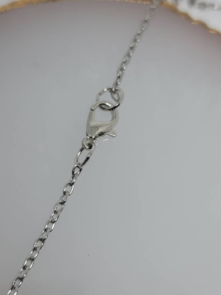 Silver elephant necklace pendant
