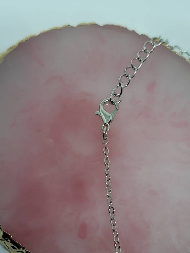 Silver dainty elephant necklace pendant minimalist