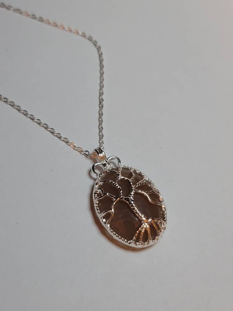 Tree of life silver necklace