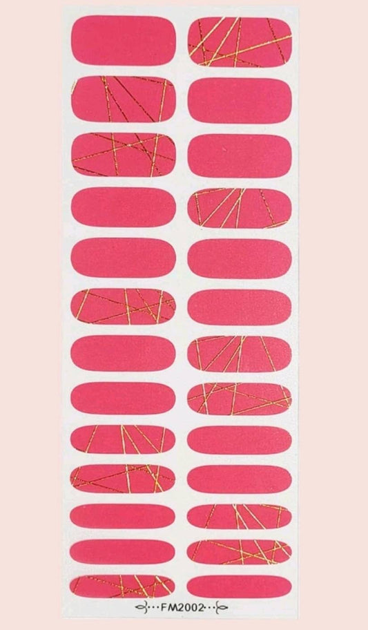 Nail wraps stickers diy nails