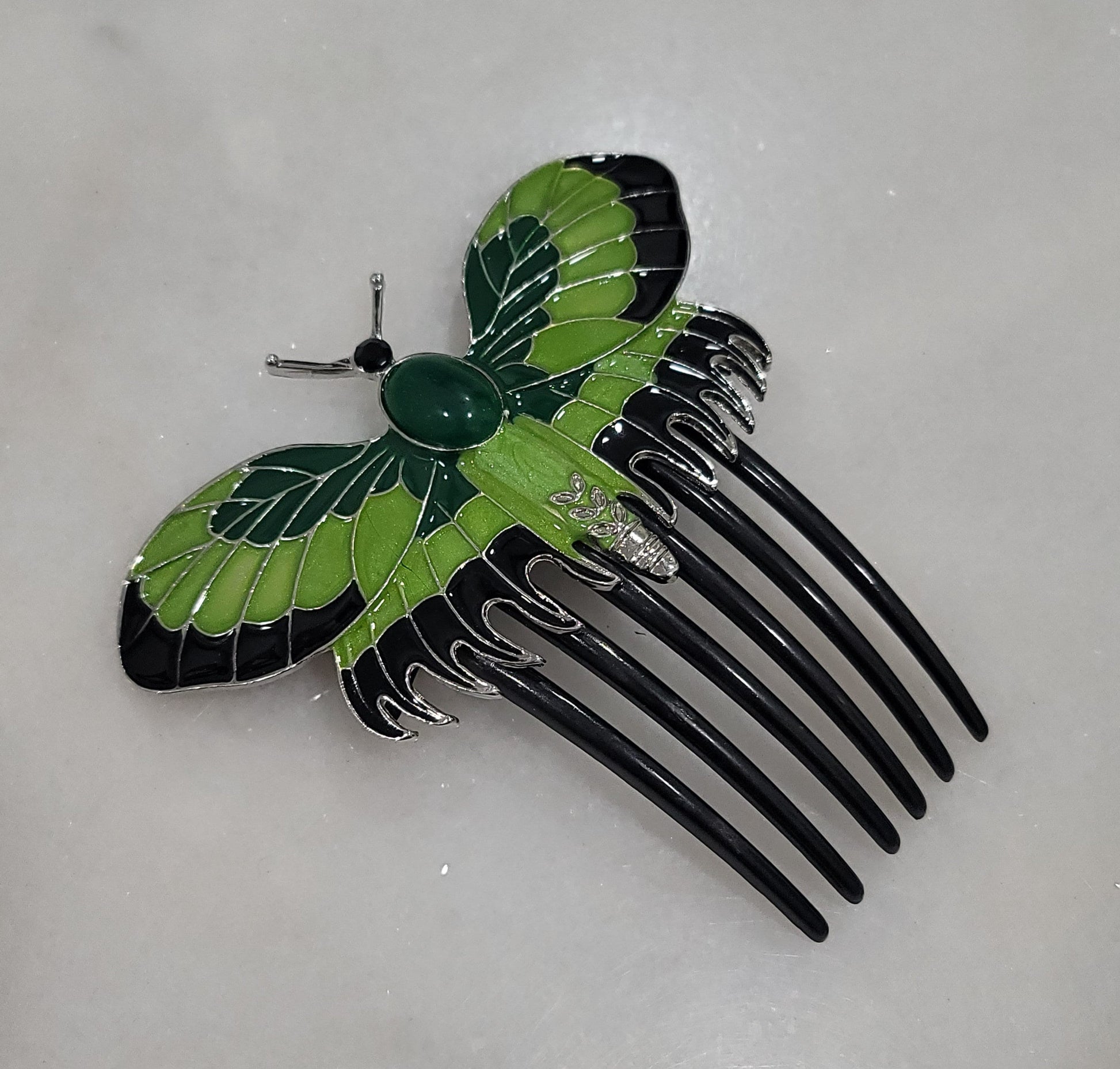 Titanic Rose Style butterfly comb hair pin