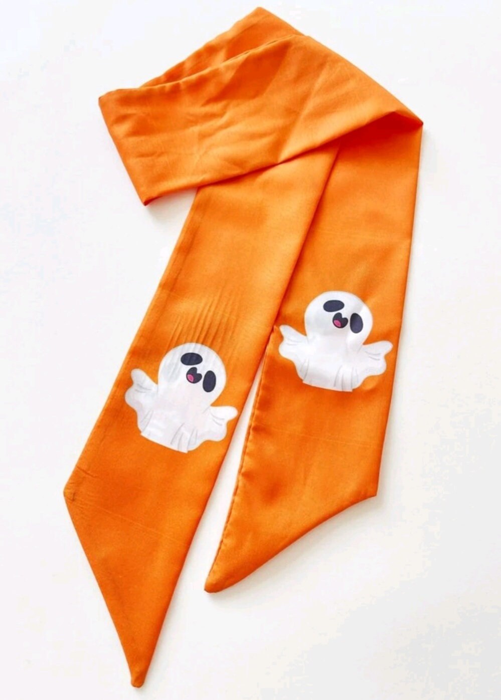 Halloween ghost hair tie