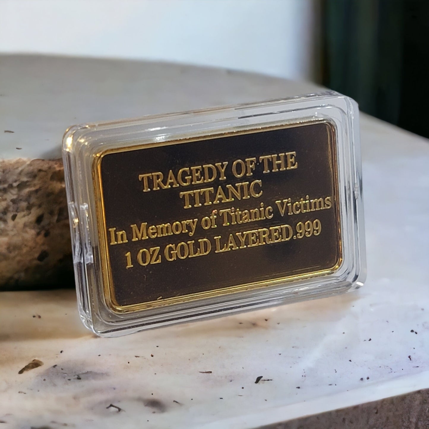 Titanic gold bar collectible Souvenir