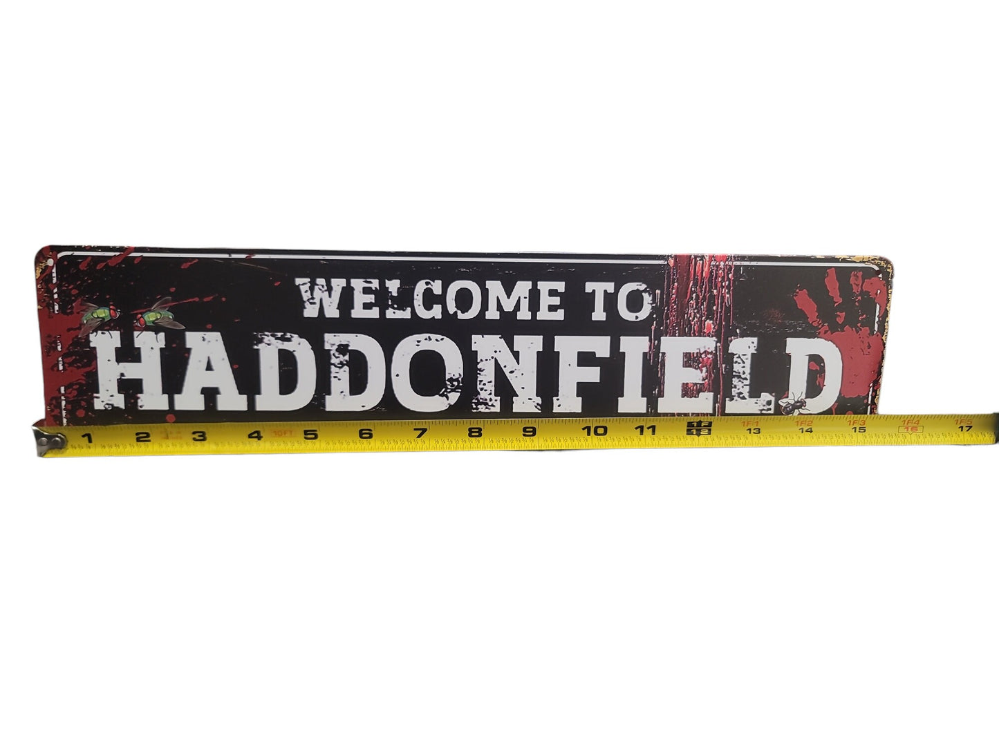 Welcome to Haddonfield Metal tin sign Halloween Michael Myers Horror Movie