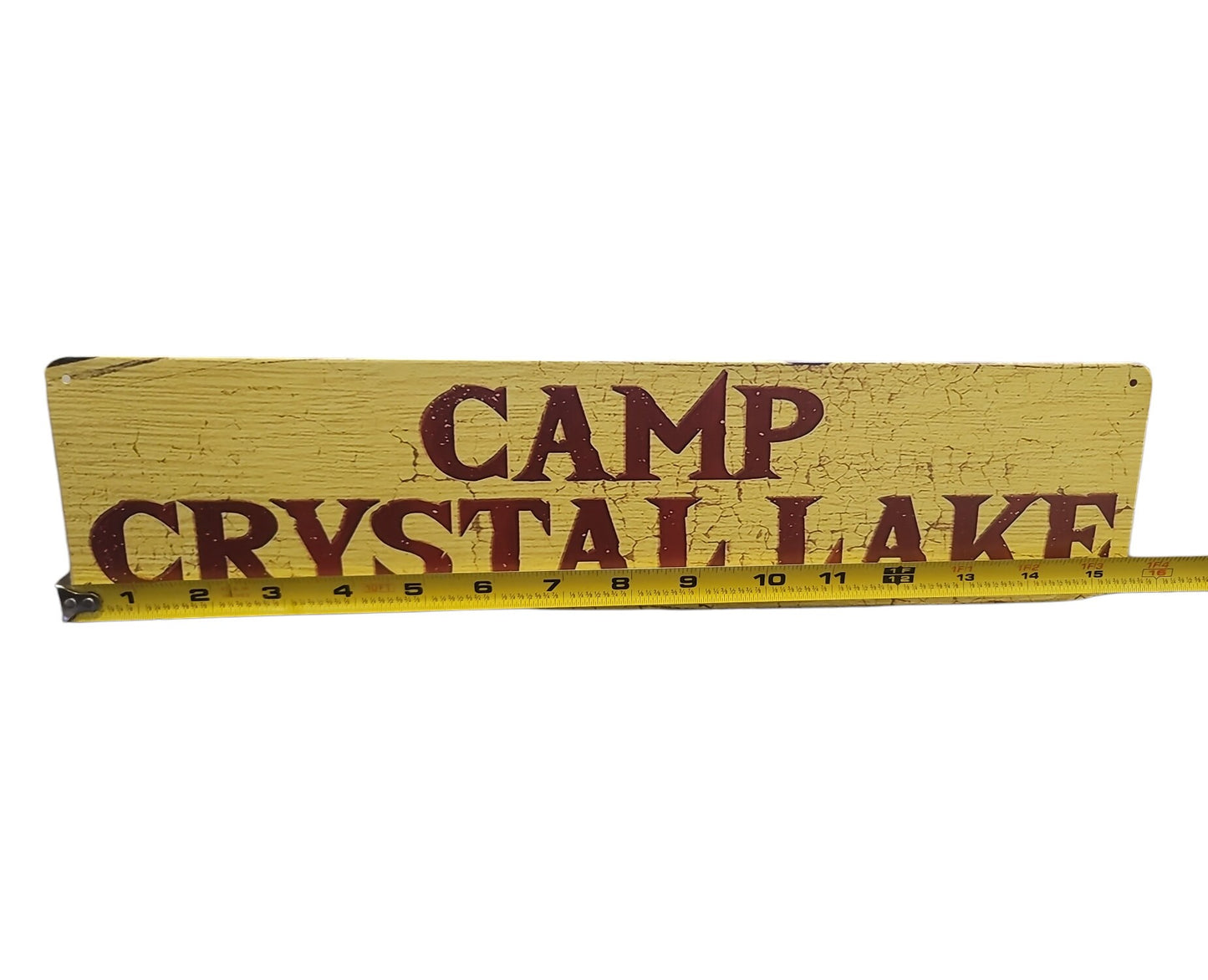 Camp crystal lake metal tin sign Friday the 13th Jason Voorhees horror movie