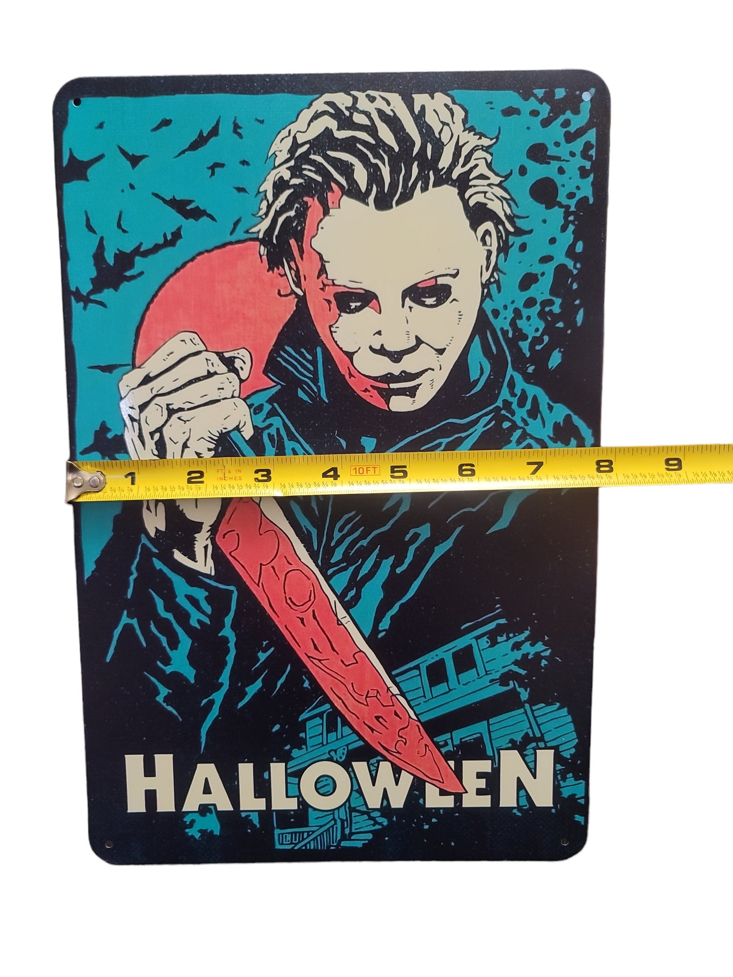 Halloween Metal tin sign Michael Myers Horror Movie