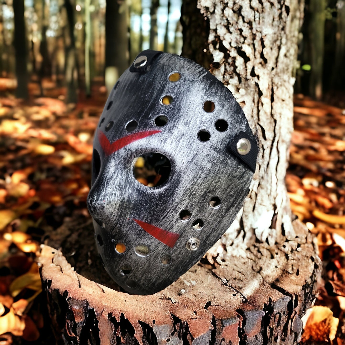 Horror Friday the 13th Jason Voorhees hockey mask silver